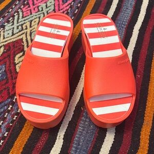 Trendy Orange Mules by Lemon Jelly